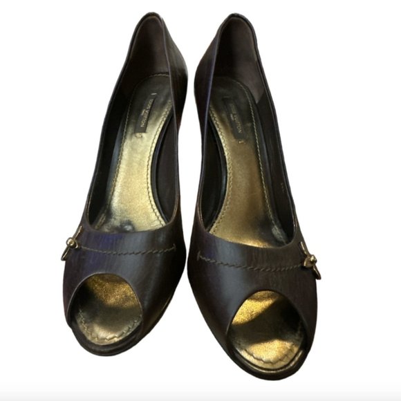 Louis Vuitton Brown Heels Size 36.5 - Picture 3 of 8
